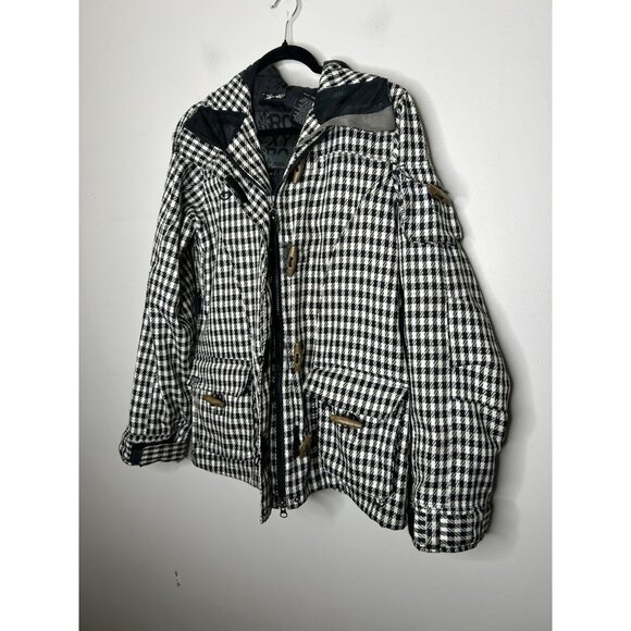 Roxy Women's Black White Hooded Snowboarding/Ski Zipper 5,000 Jacket Size Small - Picture 2 of 16